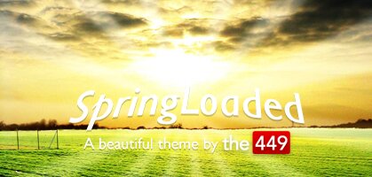 SpringLoaded - a beautiful Wordpress Theme by the 449